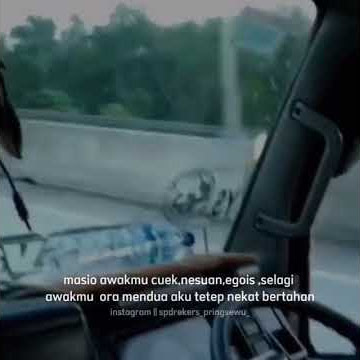 Story wa dalam cabin truk kata-kata