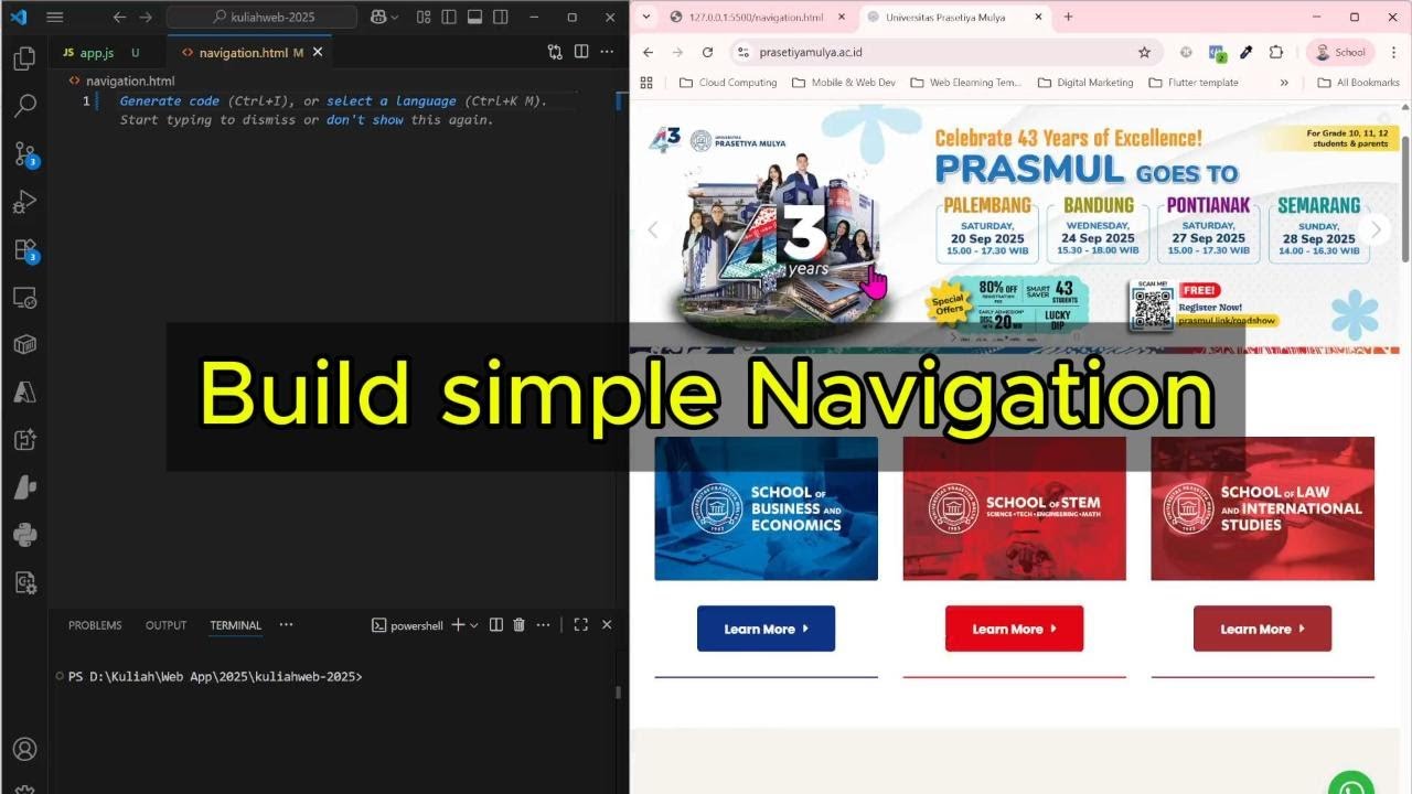 WEB01-005-build simple Navigation - YouTube