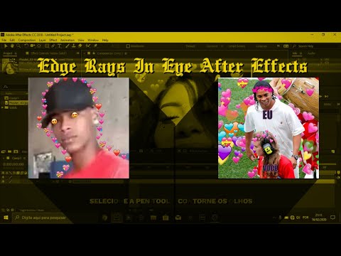EDGE RAYS IN EYE TUTORIAL [AFTER EFFECTS]