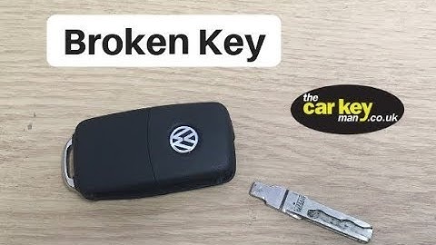 VW Volkswagen Skoda Seat Broken Key HOW TO Fix Snapped Blade