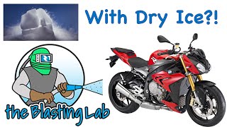 Ice Blasting: Gets your motorcycle cleaner than new