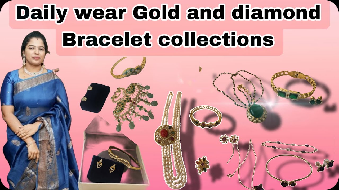 Daily Wear Gold and Diamond Bracelet Collection 💎💎