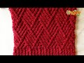 ROMBOS EN RELIEVE ESPECTACULARES. How to Knit Rhombuses Diamonds 2 agujas/tricot/palitos (854)