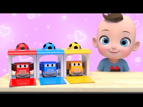 Truck <strong>Color</strong> Song! | <strong>Finger</strong> Family Delivery Nursery Rhymes Playground | Baby &amp;amp; Kids Songs