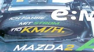 Mazda2 AQ EV - the only electric car at this  in yer face Car show in Villach, Austria 7/8 May