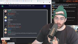 HasanAbi on 4conner's Leaked Racist Logs