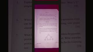 BCA question paper LU Semester 2 Data Structures using C language LU exam