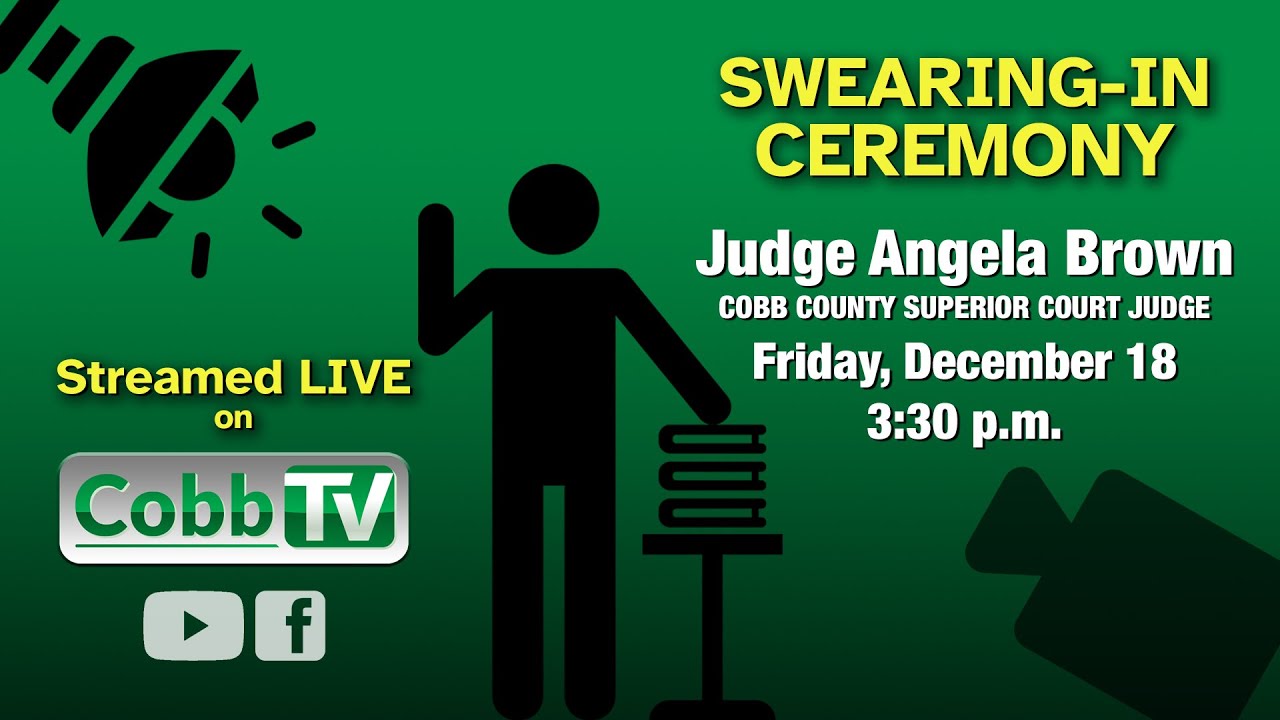 Swearing In Ceremony for Superior Court Judge Angela Brown. YouTube