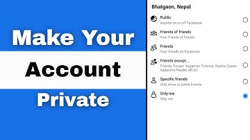 How to Make Facebook Account Private !