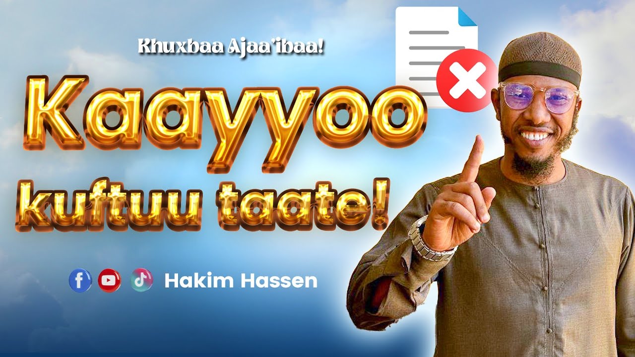 Khuxbaa Ajaa'ibaa! Kaayyoo Kuftuu Taate! #subscribe godhaa maatii tahaa! Like, Comment & Share! Jzkl