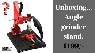 Unboxing angle grinder stand.Solution for chop saw at 1499/-only