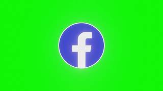 Facebook Logo greenscreen