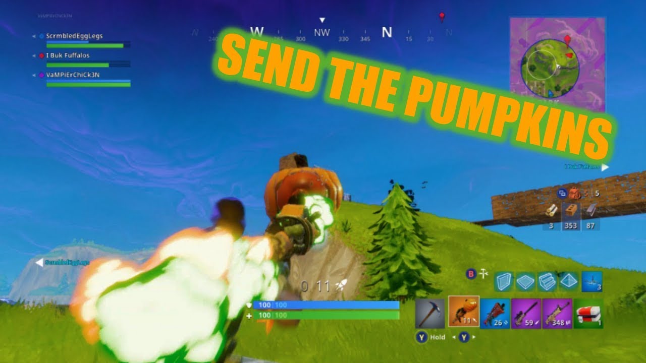 SEND ALL THE PUMPKINS Fortnite Battle Royale YouTube
