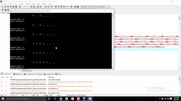 HANGMAN IN C PROGRAMMING