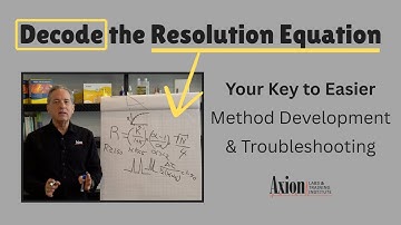 Understanding The Master Resolution Equation In Chromatography