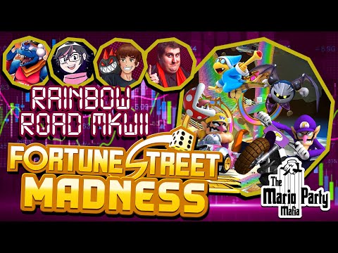 RAINBOW ROAD WII | Custom Board Showcase | Fortune Street Madness