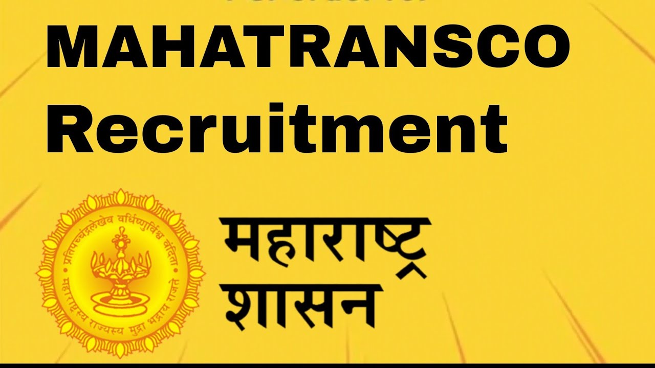 MAHARANSCO Recruitment | Maharashtra state Government  Job | Electrical Job