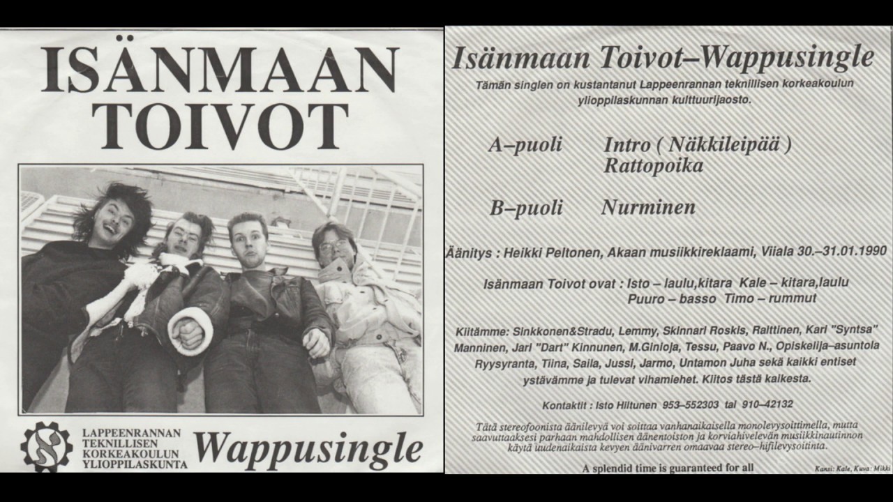 Isänmaan toivot - Intro (Näkkileipää) & Rattopoika