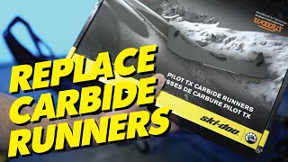 How To Install Ski Doo Pilot Tx 5Inch Carbides Pilot Tx Or Ts Adjustable Ski