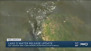 Governor DeSantis visits Fort Myers to discuss Lake O discharges