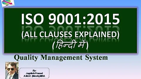ISO 9001 2015 all Clauses Fully explained In Hindi