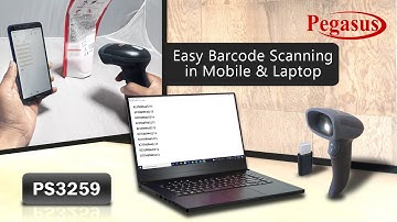Easy Barcode Scanning in Mobile & Laptop | PS3259 2D Wireless Barcode Scanner