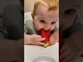 Cute Baby eating watermelon 🍉 🍉