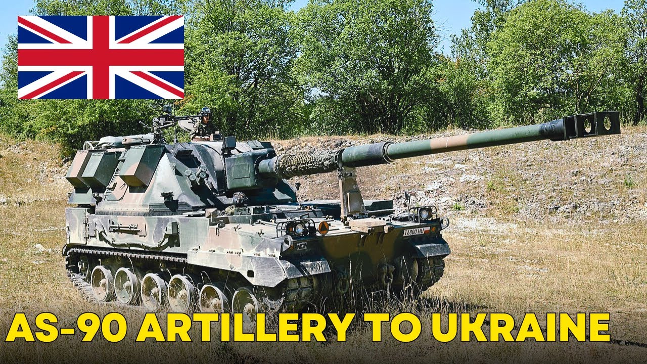 Великобритания передала Украине артиллерийские установки AS-90