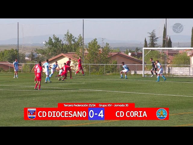 Resumen: CD Diocesano - CD Coria (Tercera Federación Gr.XIV 23/24)