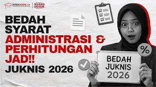 PERHITUNGAN LENGKAP PERSENTASE JAD: Bedah Juknis 2026 Karir Dosen | Ruang Dosen