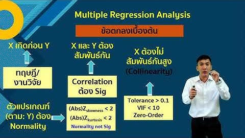 Multiple Regression Analysis: MRA