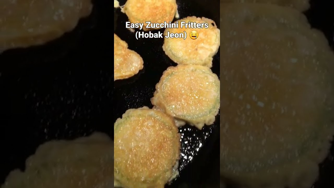 Easy Korean Zucchini Fritters (Hobak Jeon)