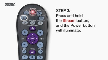 Terk Streaming & Video Accessory Remote Control Direct Code Programming