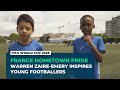 France’s Warren Zaire-Emery inspires Aubervilliers’ next generation of footballers