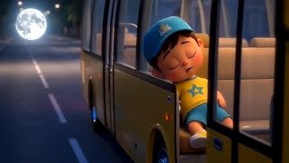 Whispering Engine Sleep Song 🌙🚌 | Soft Bus Lullaby for Kids | CocoChubbyTV screenshot 3