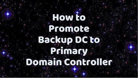 How to Promote Domain Controller to primary in 5 min. Moving FSMO roles.