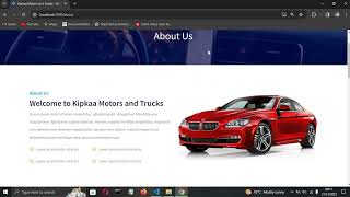 Information Car Dealer Website Design. HTML, css, Javascript,react Guide