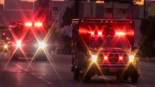 LAFD Engine 15 & Rescue 58 Responding