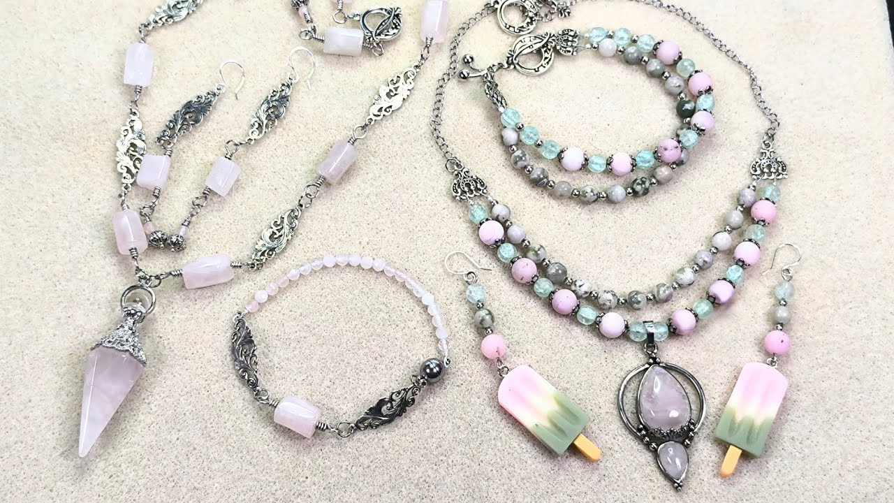 Ice Cream Shoppe jewelry sets (Beki's version) with Bargain Bead Box and Companion bundle July 2025