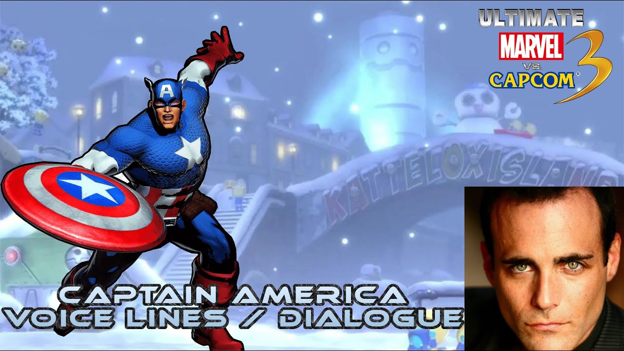Brian Bloom Captain America Marvel Vs 3 Dialogue Voice Lines
