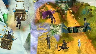 Temple Run Oz 4 Characters China girl | Magician Oz |Top Hat Oz | Oscar Diggs all in place run
