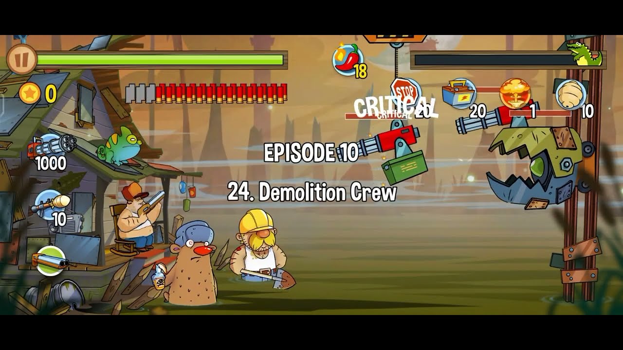 (Boss) EPISODE 10 - 24. Demolition Crew | Swamp Attack