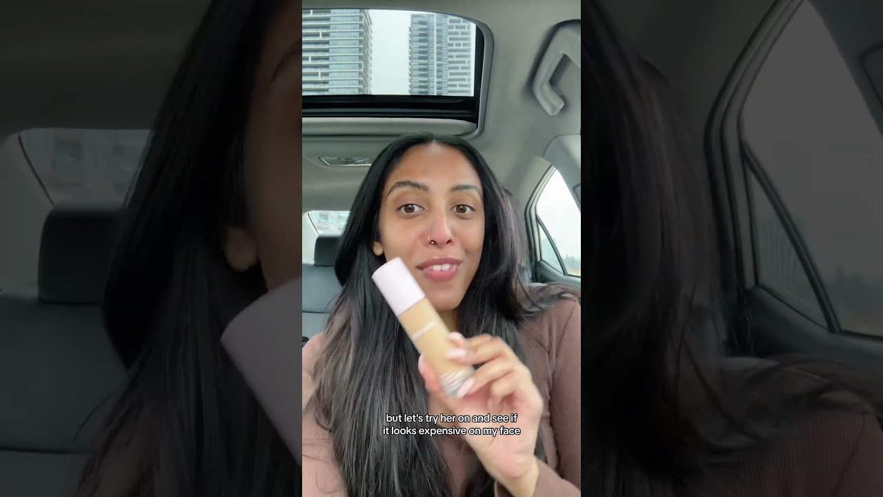 Trying the new Kylie cosmetics foundation on brown skin