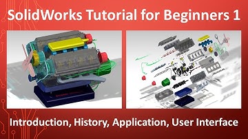 1 - SolidWorks Tutorial for Beginners- Introduction, History, Application, User Interface, Menu Bar
