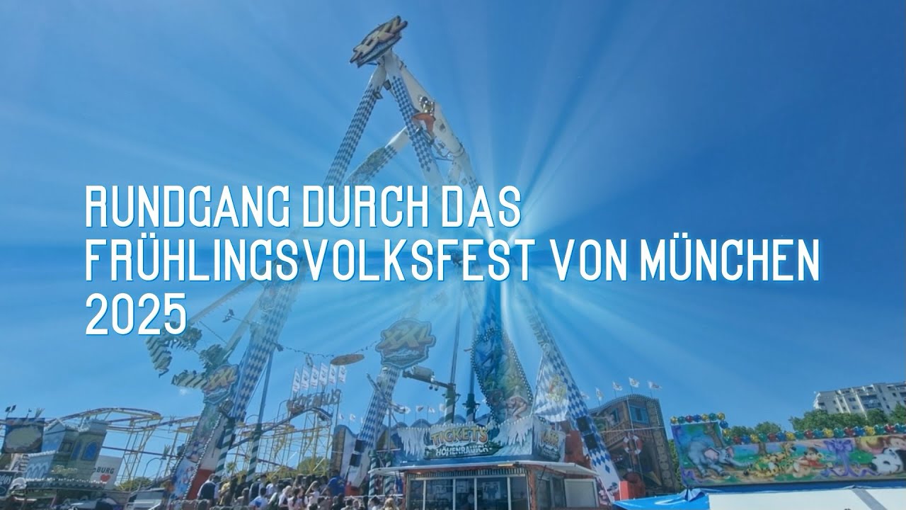 Frühlingsfest München Rundgang 2025 -Volksfest München- -2025- -München- -Theresienwiese-