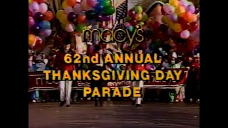 1988 Macy's Thanksgiving Day Parade  Full NBC Broadcast w/ Commercials!
