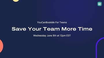YouCanBook.me For Teams: Help Your Team Save More Time
