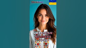 Ukrainian for Beginners: Quickly Master Ukrainian Numbers 11-20! #shorts