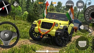 Indian Flag Thar Driving Game 🇮🇳 Ultimate Offroad Jeep Adventure