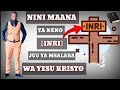 NINI MAANA YA NENO INRI JUU YA MSALABA LINA MAANA GANI SANA